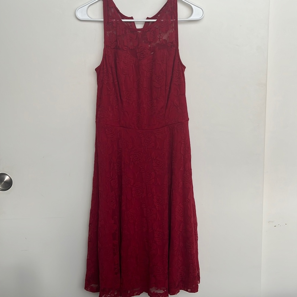 Red Lace Dress Never Been Worn
